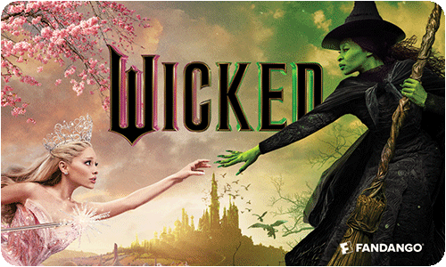 Wicked Title Treatment Virtual Card Selected Card Design