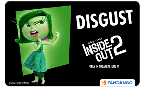 Select Inside Out 2 Disgust Virtual Card