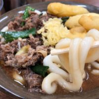 牧のうどん　肉ごぼう天うどん