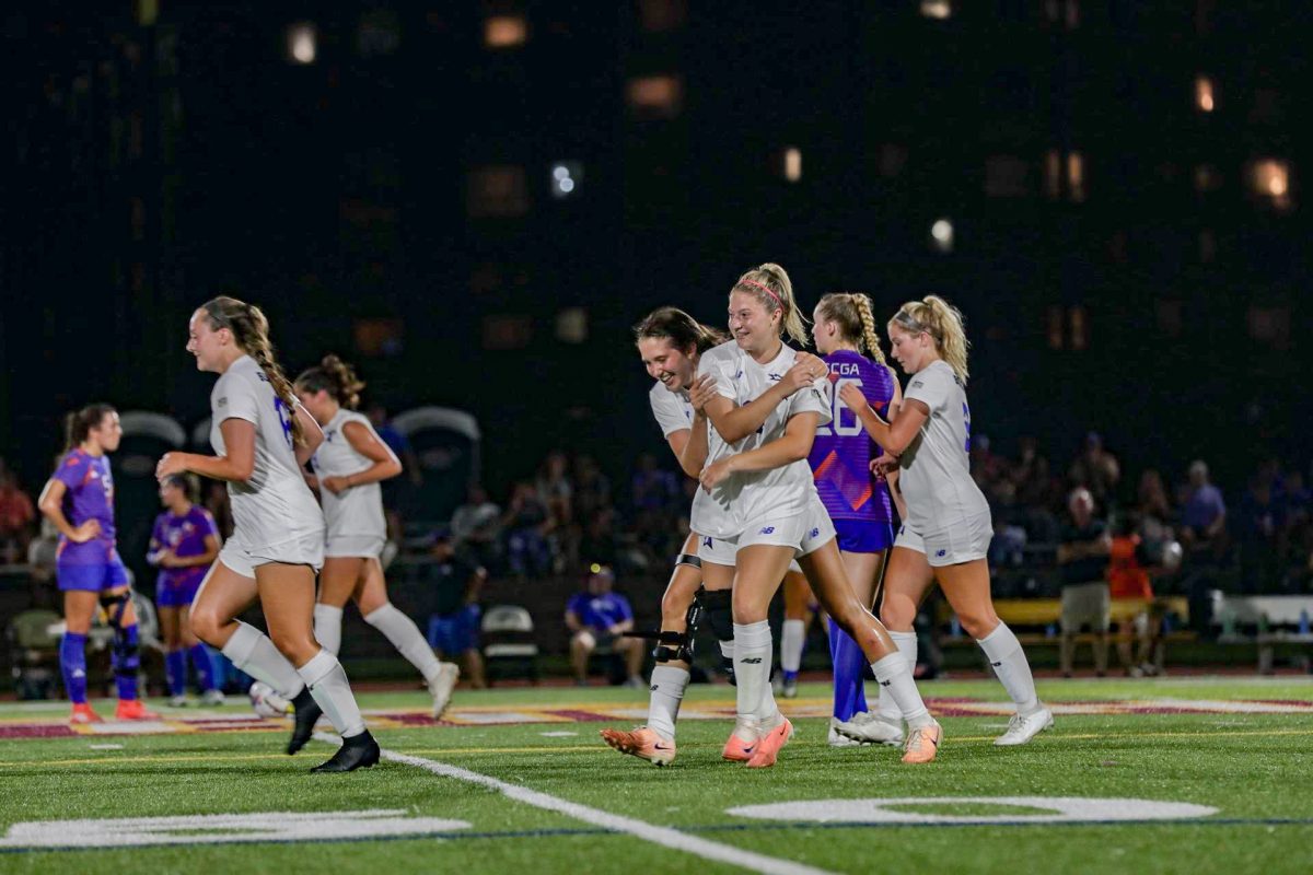 Women’s soccer during home game last semester.