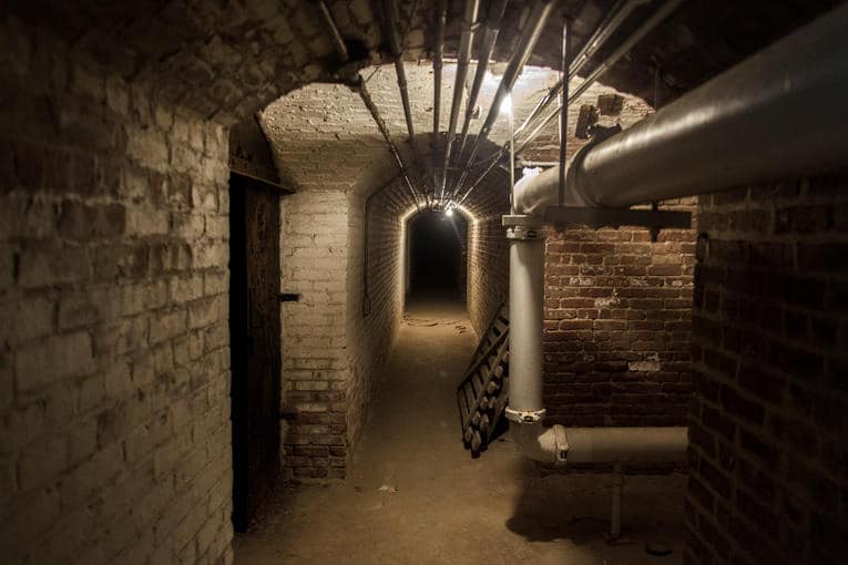 Abandoned Shooting Range Hallway