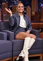 Jennifer Lopez White Leather Boots Autumn Winter 2020 on SASSY DAILY | Jennifer lopez, Jennifer ...