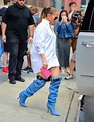 Jennifer Lopez Celebrates Her Latest Award by Wearing Denim Boots as Pants | Vogue