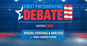 WATCH: Biden, Trump 2024 First Presidential Debate, Hosted by CNN