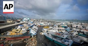 Hurricane Beryl grows to Category 5 storm, causes damage in southeastern Caribbean