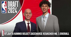 The Atlanta Hawks select Zaccharie Risacher with the No. 1 pick in the 2024 NBA Draft | NBA on ESPN