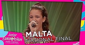 Sarah Harrison - Like A Star - Malta - National Final Performance - Junior Eurovision 2003