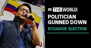 Assassination of presidential candidate Fernando Villavicencio shocks Ecuador ahead of election