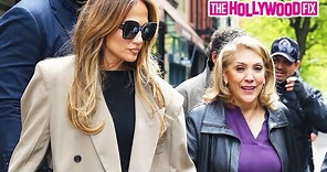 Jennifer Lopez Takes Her Mother Guadalupe Rodriguez Out To Lunch At Sadelle s In New York, NY