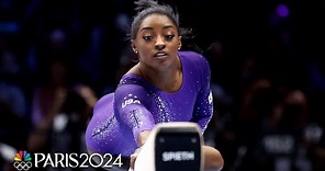 Simone Biles is queen of the beam once again, wins 22nd career World Title | NBC Sports