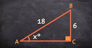 Learn to find the missing angles for a triangle using inverse trig functions