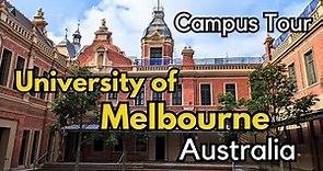 The University of Melbourne campus tour, Melbourne Australia Parkville campus