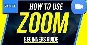 How to Use Zoom - Free Video Conferencing & Virtual Meetings