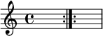 { \relative c'' { s1 \bar ":|.:" s1 }  }