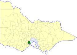 <span class="mw-page-title-main">Shire of Corio</span> Local government area in Victoria, Australia