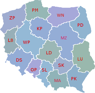 Voivodatos de Polonia