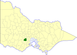 <span class="mw-page-title-main">Shire of Buninyong</span> Local government area in Victoria, Australia