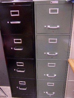 <span class="mw-page-title-main">Filing cabinet</span> Piece of office furniture