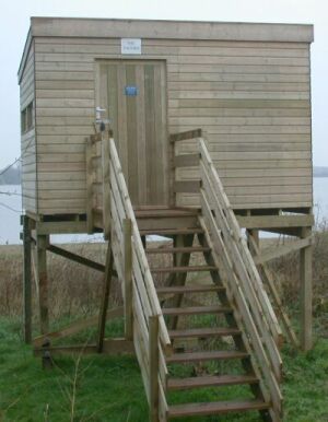 <span class="mw-page-title-main">Bird hide</span> Shelter to observe birds