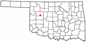 <span class="mw-page-title-main">Putnam, Oklahoma</span> Town in Oklahoma, United States