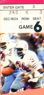 A ticket for an October 26, 1981 game between the Oilers and the Pittsburgh Steelers. Houston Oilers at Pittsburgh Steelers 1981-10-26 (ticket).jpg