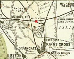 <span class="mw-page-title-main">Maiden Lane railway stations</span> Two similarly named former railway stations in Camden, north London