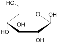 Haworth Projection of b-D-glucopyranose Haworth Projection.png