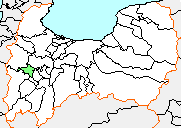 福野町の県内位置図