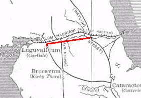 <span class="mw-page-title-main">Stanegate</span> Roman road that ran from Carlisle to Corbridge, England