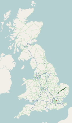 <span class="mw-page-title-main">A11 road (England)</span> Road in England