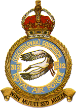 <span class="mw-page-title-main">No. 312 (Czechoslovak) Squadron RAF</span> Defunct flying squadron of the Royal Air Force