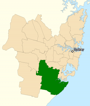 <span class="mw-page-title-main">Division of Hughes</span> Australian federal electoral division