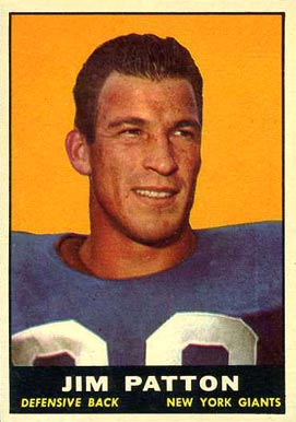 <span class="mw-page-title-main">Jimmy Patton</span> American football player (1933–1972)