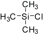 <span class="mw-page-title-main">Trimethylsilyl chloride</span> Organosilicon compound with the formula (CH3)3SiCl