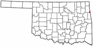 <span class="mw-page-title-main">West Siloam Springs, Oklahoma</span> Town in Oklahoma, United States