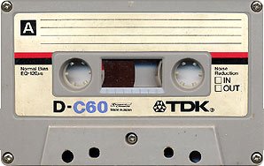 Typical 60-minute Compact Cassette