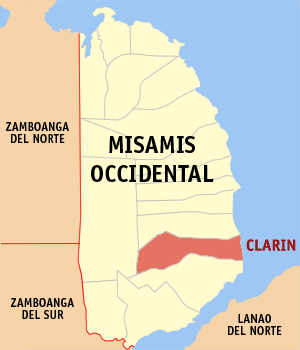 <span class="mw-page-title-main">Clarin, Misamis Occidental</span> Municipality in Misamis Occidental, Philippines