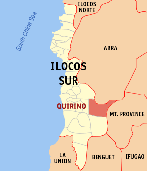 <span class="mw-page-title-main">Quirino, Ilocos Sur</span> Municipality in Ilocos Sur, Philippines