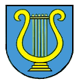 Wappen von Hachtel mit Leier