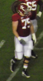 Jones at Alabama circa 2011. Barrett Jones 2011.jpg