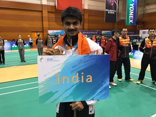 <span class="mw-page-title-main">Suhas Lalinakere Yathiraj</span> Indian badminton player (born 1983)