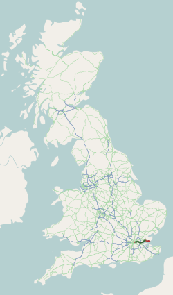 <span class="mw-page-title-main">A13 road (England)</span> Major road in England