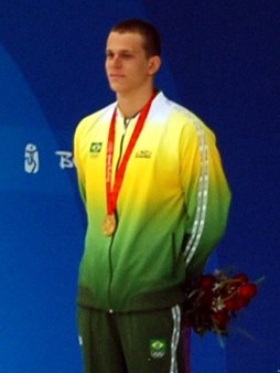 <span class="mw-page-title-main">César Cielo</span> Brazilian swimmer (born 1987)