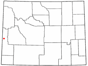 <span class="mw-page-title-main">Smoot, Wyoming</span> Census-designated place in Wyoming, United States