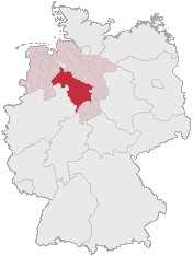 Distretto governativo di Hannover – Localizzazione