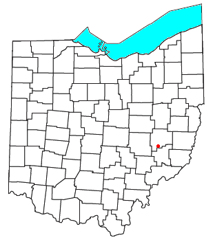 Location of Derwent, Ohio OHMap-doton-Derwent.png