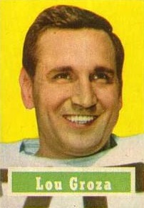 <span class="mw-page-title-main">Lou Groza</span> American football player (1924–2000)