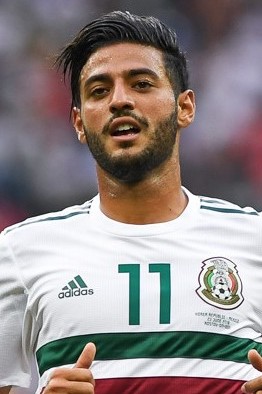 Vela in actie tijdens het Wereldkampioenschap voetbal 2018