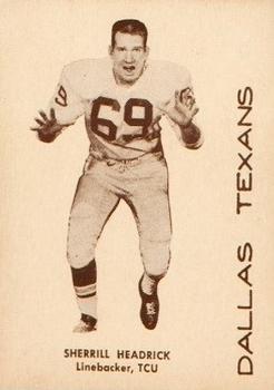 <span class="mw-page-title-main">Sherrill Headrick</span> American football player (1937–2008)