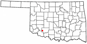 <span class="mw-page-title-main">Indiahoma, Oklahoma</span> Town in Oklahoma, United States